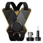 PULUZ PU1052B motocikla ķiveres stiprinājums sporta kamerām
