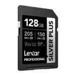 Lexar Professional SILVER PLUS SDXC 128GB atmiņas karte (UHS-I, U3/V30, līdz 205MB/s) - Image 2