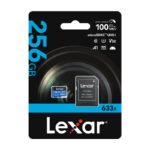 Lexar High-Performance 633x microSDXC 256GB atmiņas karte + SD adapteris - Image 5