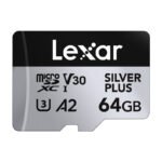 Lexar High-Performance Silver Plus microSDXC 64GB atmiņas karte + SD adapteris - Image 2
