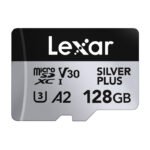 Lexar High-Performance Silver Plus microSDXC 128GB atmiņas karte + SD adapteris - Image 2