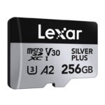 Lexar High-Performance Silver Plus microSDXC 256GB atmiņas karte + SD adapteris - Image 3