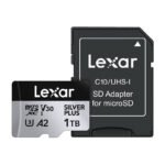 Lexar High-Performance Silver Plus microSDXC 1TB atmiņas karte + SD adapteris