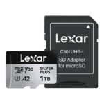 Lexar High-Performance Silver Plus microSDXC 1TB atmiņas karte + SD adapteris - Image 7