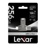 Pendrive Lexar JumpDrive Dual Drive D400 USB 3.1 256GB (USB-C + USB-A) - Image 9