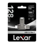 Pendrive Lexar Dual Type-C and Type-A USB 3.1 128GB (JumpDrive D400) - Image 9