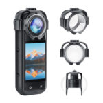 Puluz aizsargvāciņi Insta360 X5 kameras objektīviem (snap-on)