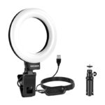 Neewer BR60 5" clip-on riņķa lampa ar galda statīvu (10W, 3000–6000K, CRI≥97)