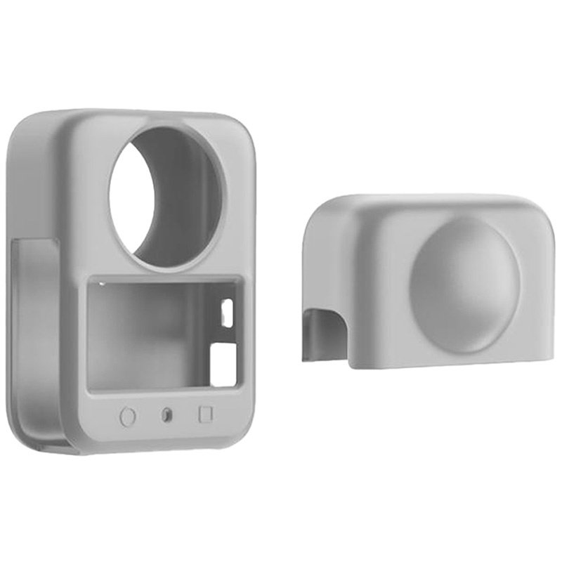 54884_1.jpg PULUZ silikona aizsargvāciņš ar objektīva vāku DJI Osmo 360 kamerai, pelēks - Image 1