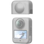 PULUZ silikona aizsargvāciņš ar objektīva vāku DJI Osmo 360 kamerai, pelēks - Image 4