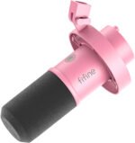 Fifine K688P dinamiskais mikrofons (rozā) USB-C/XLR - Image 2