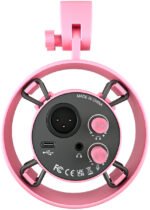 Fifine K688P dinamiskais mikrofons (rozā) USB-C/XLR - Image 3