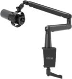 Fifine K688 (T688) dinamiskais mikrofons ar USB-C un XLR (melns) - Image 2