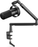 Fifine K688 (T688) dinamiskais mikrofons ar USB-C un XLR (melns) - Image 3