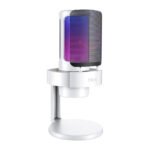 Fifine A8W USB kondensatora mikrofons ar statīvu (balts) - Image 2