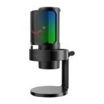 Fifine A8 USB kondensatora mikrofons ar statīvu (melns)