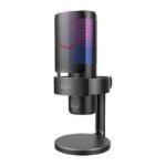 Fifine A9 studijas kondensatora USB mikrofons ar galda statīvu (melns) - Image 2
