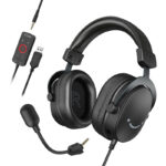 FIFINE H9 Gaming Headphones (Black) – 7.1 Surround, USB-A & 3.5 mm, Detachable Mic