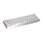 Fifine GK1W mehāniskā tastatūra 65% RGB (balta) - Image 3