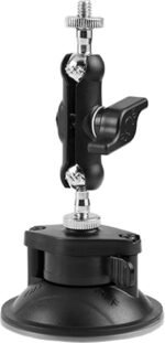 PULUZ Magic Arm piesūcekņa turētājs ar 1/4" vītni, melns