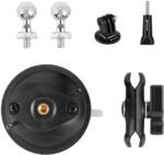 PULUZ Magic Arm piesūcekņa turētājs ar 1/4" vītni, melns - Image 2