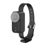 Puluz silikona stiprinājuma siksna / mājdzīvnieka kaklasiksna DJI Osmo Nano kamerai, melna