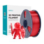 Sunlu PLA+ Filament 1.75mm (Transparent Red)
