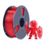 Sunlu PLA+ Filament 1.75mm (Transparent Red) - Image 2
