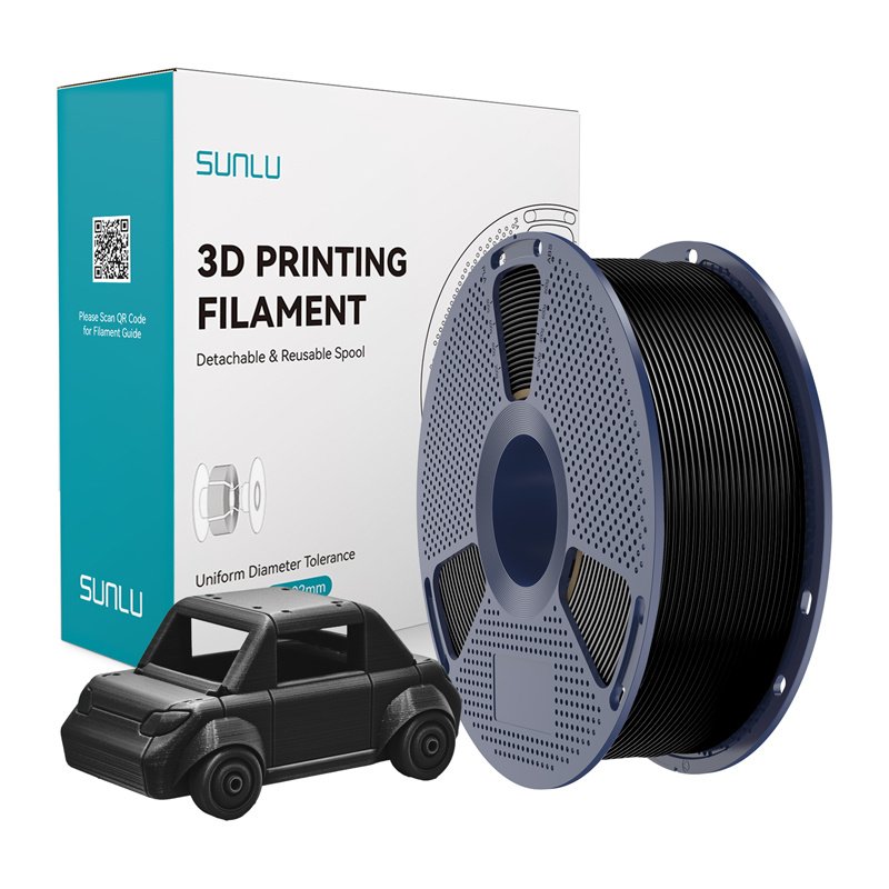 58095_1.jpg Sunlu PETG Filament (Black) - Image 1
