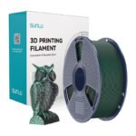 Sunlu PLA+ Silk Dual Color Filament (Black and Green)