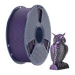 Sunlu PLA+ Silk Dual Color Filament (Black and Purple) - Image 2