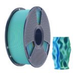Sunlu PLA+ Silk Dual Color Filament (Blue-Green) - Image 2