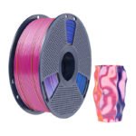 Sunlu PLA+ Silk Tri-Color Filament (Red-Yellow-Blue) - Image 2