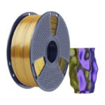 Sunlu PLA+ Silk Tri-Color Filament (Black, Gold, Purple) - Image 2