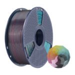 Sunlu PLA+ Silk Forth-Color 3D printera filaments (sarkans-dzeltens-zaļš-melns) - Image 2
