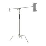 NEEWER SC320 320 cm nerūsējošā tērauda C-stand statīvs ar boom (128 cm) - Image 2