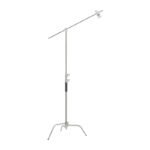 NEEWER SC320 320 cm nerūsējošā tērauda C-stand statīvs ar boom (128 cm)