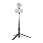 Neewer PA992 Selfie Stick ar ātrās atvienošanas stiprinājumu un statīva funkciju (melns)