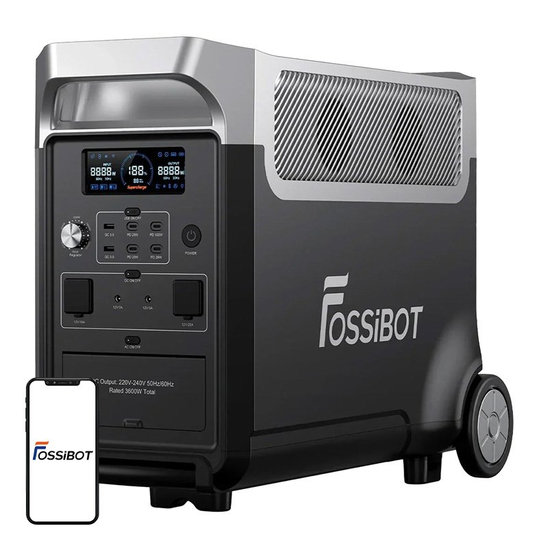 60910_5.jpg FOSSIBOT F3600 Pro portatīvā enerģijas stacija 3600W 3840Wh (melna) - Image 1