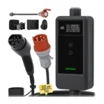 DEPOW de Traveler Set portatīvais elektroauto lādētājs 22 kW, Type 2, 7 m - Image 2