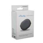 Shelly Button Add-on virsapmetuma korpuss ar pogu Shelly Plus, Gen3 un Gen4 moduļiem, melns