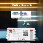 Gledopto Matter viedais LED kontrolieris 5-in-1 RGBCCT, 12–24 V DC, 20 A, Wi‑Fi (GL-C-218M) - Image 3
