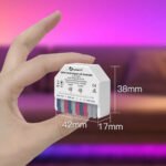 Gledopto GL-C-310WL ESP32 Mini WLED digitālo LED lenšu kontrolieris ar mikrofonu, Wi‑Fi, 5–24 V DC - Image 2