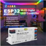 Gledopto Elite GL-C-615WL WLED RGBIC LED kontrolieris ar mikrofonu, 2 kanāliem un Wi-Fi - Image 4