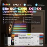 Gledopto Elite 1D2P-EXMU WLED digitālais un PWM LED kontrolieris ar mikrofonu, Wi‑Fi un Ethernet (GL-C-620WL) - Image 3