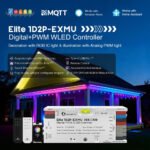 Gledopto Elite 1D2P-EXMU WLED digitālais un PWM LED kontrolieris ar mikrofonu, Wi‑Fi un Ethernet (GL-C-620WL) - Image 4