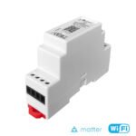 Gledopto Matter DIN sliedes relejs, 1 kanāls, 16 A, Wi‑Fi, GL-DR-001M - Image 2