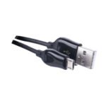 USB-A uz Micro USB datu un uzlādes kabelis, 1 m, melns