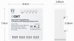OXT 4 kanālu Wi-Fi releja kontrolieris 10A, Tuya/Smart Life, RF 433 MHz - Image 4