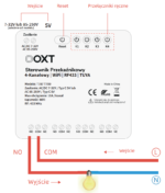 OXT 4 kanālu Wi-Fi releja kontrolieris 10A, Tuya/Smart Life, RF 433 MHz - Image 5